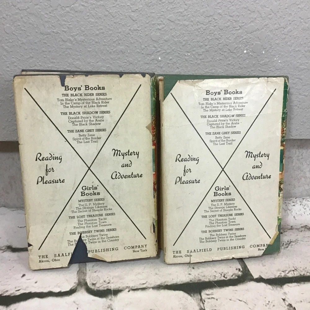 1940s‎ The Bobbsey Twins Hardcovers Lot Of 2 In The Country Laura Lee Hope
